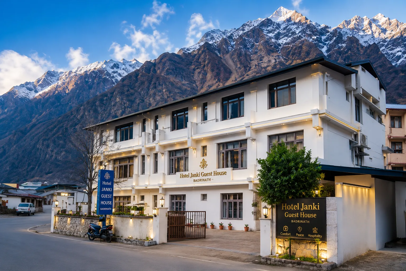 Hotel Janki Front View